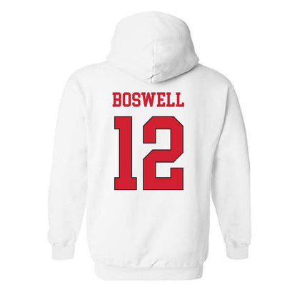 Maryland - NCAA Men's Basketball : Bishop Boswell - Classic Shersey Hooded Sweatshirt-1