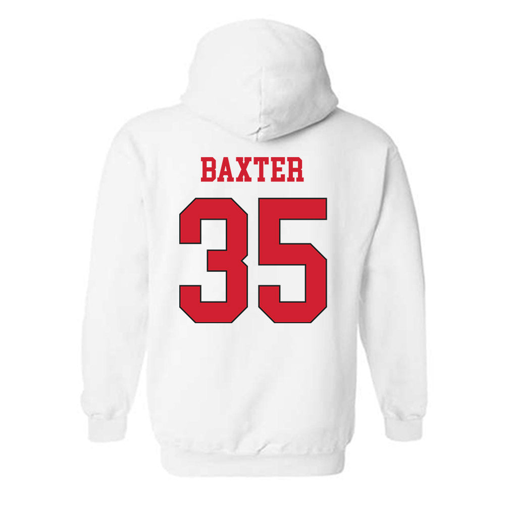 Maryland - Men's Basketball Alumni : Lonny Baxter - Classic Shersey Hooded Sweatshirt-1