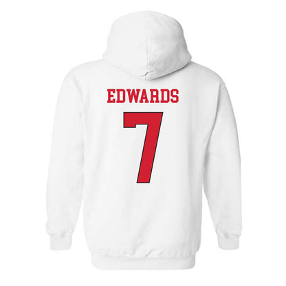 Maryland - NCAA Football : Gavin Edwards - Classic Shersey Hooded Sweatshirt-1