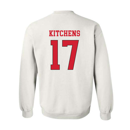 Maryland - NCAA Football : Jayden Kitchens - Classic Shersey Crewneck Sweatshirt-1