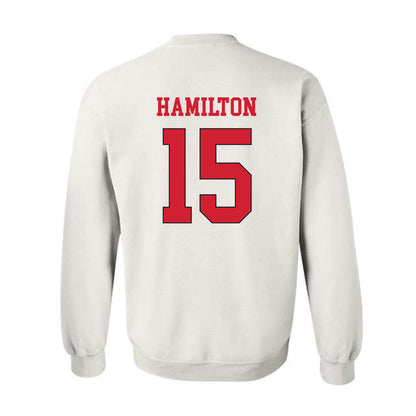 Maryland - NCAA Football : Jackson Hamilton - Classic Shersey Crewneck Sweatshirt-1