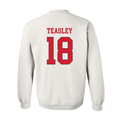 Maryland - NCAA Football : Josiah Teasley - Classic Shersey Crewneck Sweatshirt-1