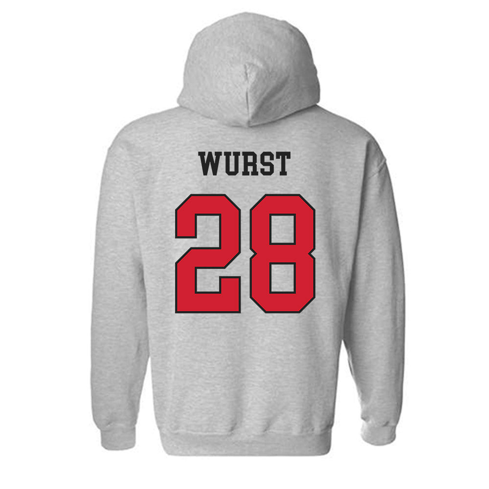 Maryland - NCAA Softball : Aubrey Wurst - Classic Shersey Hooded Sweatshirt-1