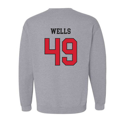 Maryland - NCAA Football : Chris Wells - Classic Shersey Crewneck Sweatshirt-1