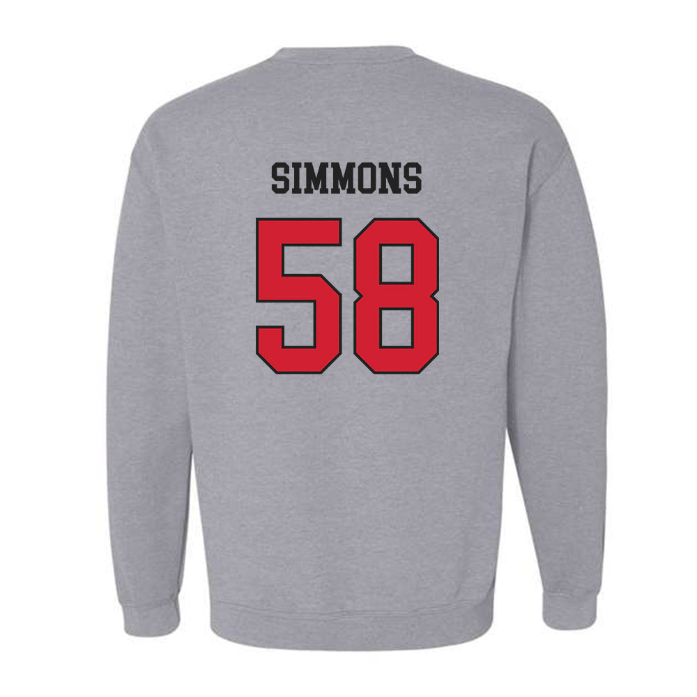 Maryland - NCAA Football : Joshua Simmons - Classic Shersey Crewneck Sweatshirt-1
