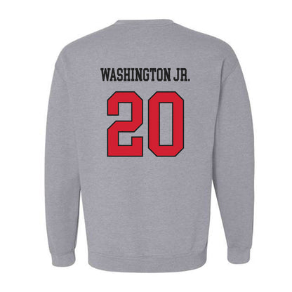 Maryland - NCAA Football : Ontario Washington Jr. - Classic Shersey Crewneck Sweatshirt-1