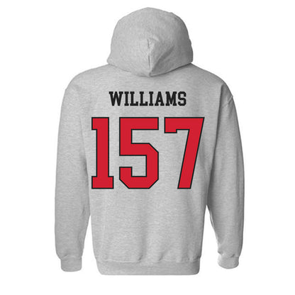 Maryland - NCAA Wrestling : Bradley Williams - Classic Shersey Hooded Sweatshirt-1
