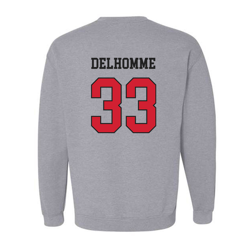 Maryland - NCAA Football : Messiah Delhomme - Classic Shersey Crewneck Sweatshirt-1