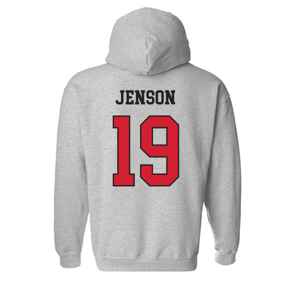 Maryland - NCAA Women's Soccer : Symone Jenson - Classic Shersey Hooded Sweatshirt-1