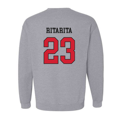 Maryland - NCAA Men's Soccer : Rocket Ritarita - Classic Shersey Crewneck Sweatshirt-1