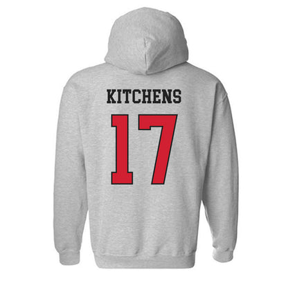 Maryland - NCAA Football : Jayden Kitchens - Classic Shersey Hooded Sweatshirt-1