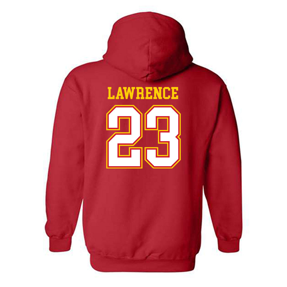 Maryland - NCAA Football : Max Lawrence - Sports Shersey Hooded Sweatshirt-1