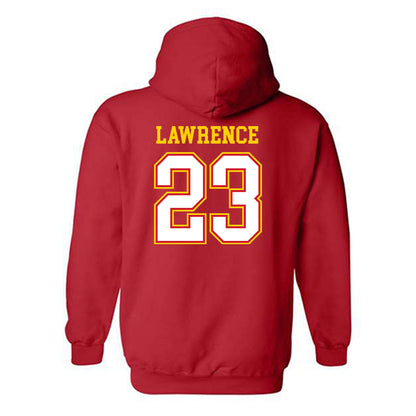 Maryland - NCAA Football : Max Lawrence - Sports Shersey Hooded Sweatshirt-1