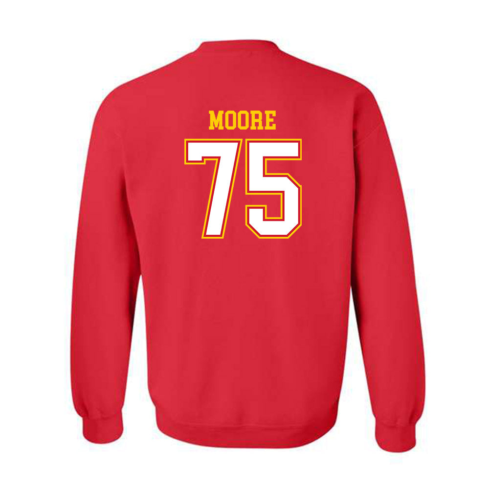 Maryland - NCAA Football : Dayjon Moore - Sports Shersey Crewneck Sweatshirt-1