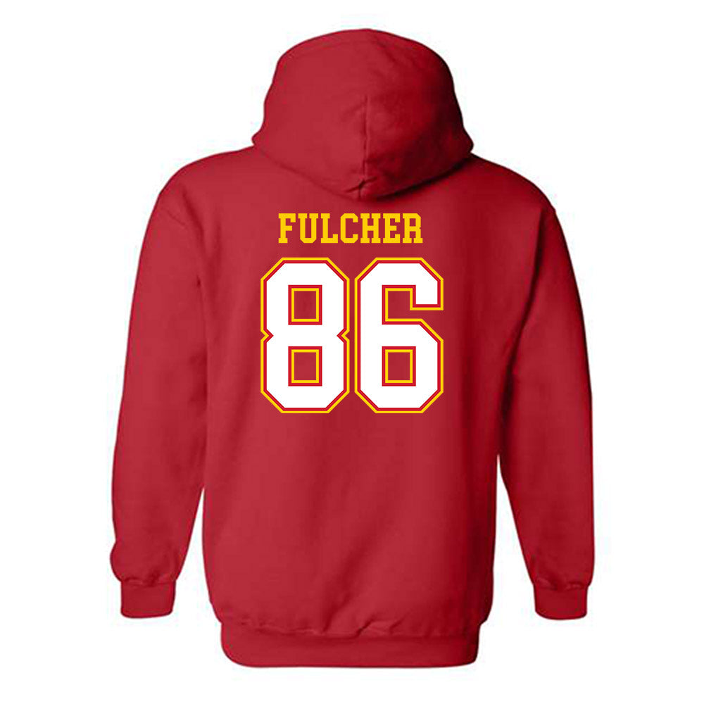 Maryland - undefined : Eli Fulcher - Sports Shersey Hooded Sweatshirt-1