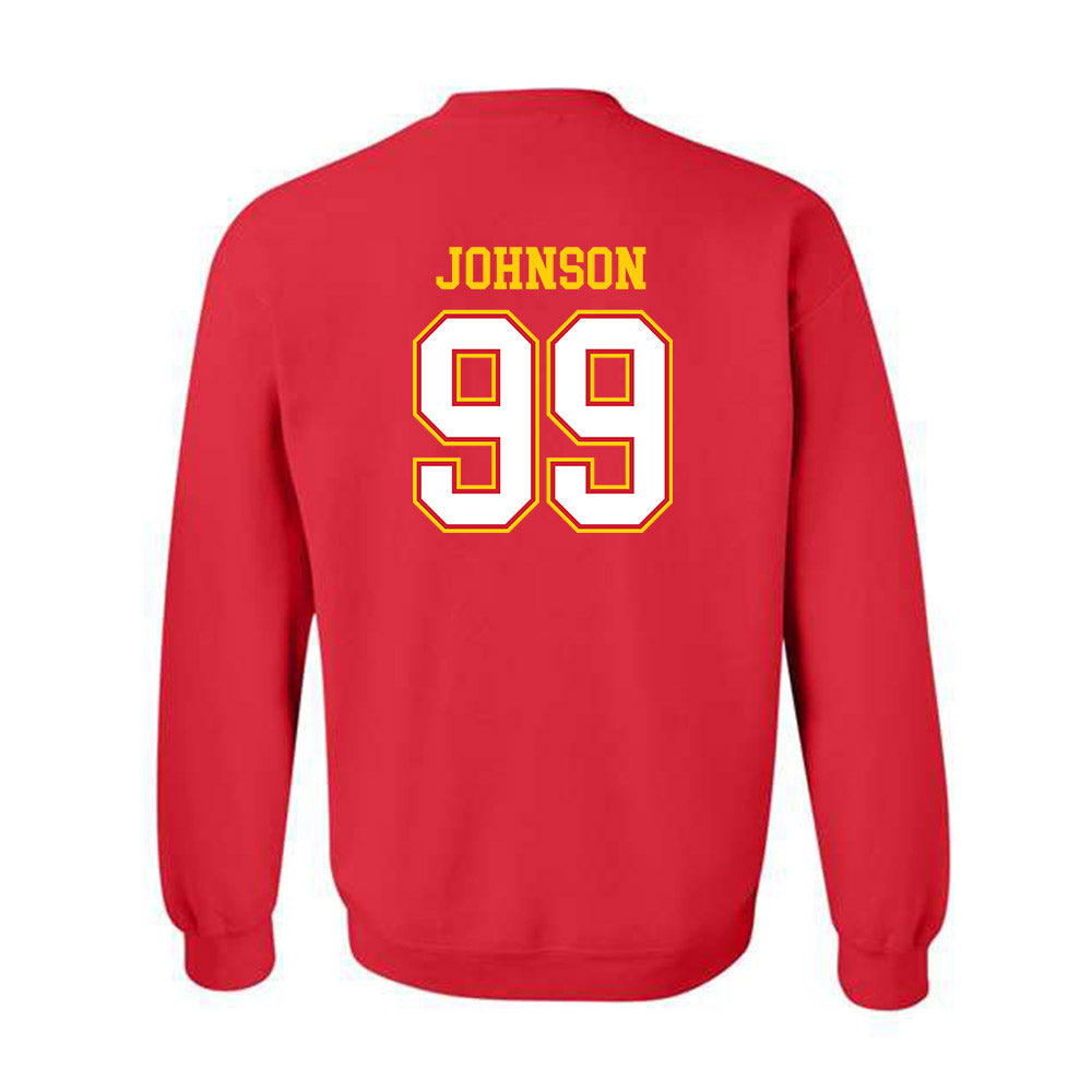 Maryland - NCAA Football : Lavon Johnson - Sports Shersey Crewneck Sweatshirt-1