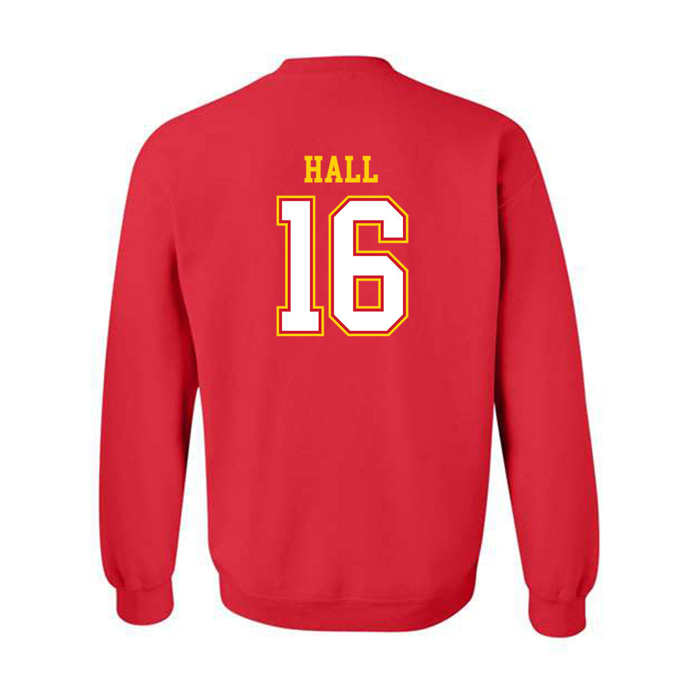 Maryland - NCAA Football : Damon Hall - Sports Shersey Crewneck Sweatshirt-1