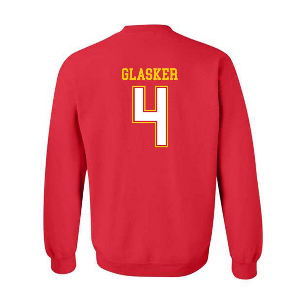 Maryland - NCAA Football : Jamare Glasker - Sports Shersey Crewneck Sweatshirt-1