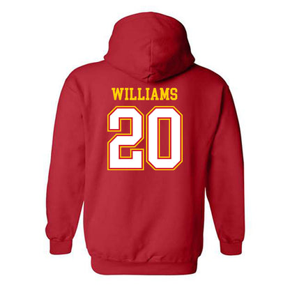 Maryland - NCAA Football : DeJuan Williams - Sports Shersey Hooded Sweatshirt-1