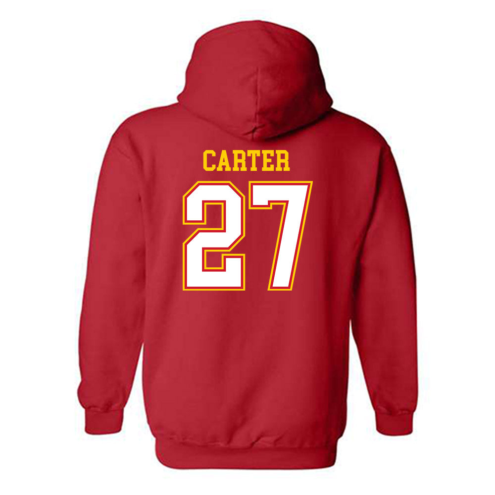 Maryland - undefined : Kaden Carter - Sports Shersey Hooded Sweatshirt-1