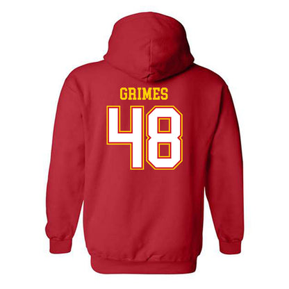 Maryland - NCAA Football : Darius Grimes - Sports Shersey Hooded Sweatshirt-1