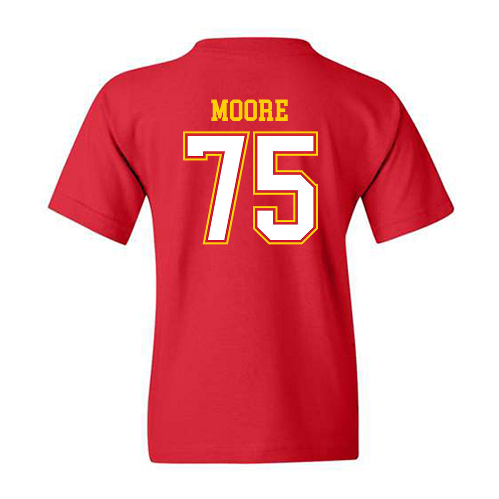 Maryland - NCAA Football : Dayjon Moore - Sports Shersey Youth T-Shirt-1