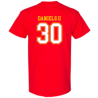 Maryland - NCAA Football : Travares Daniels II - Sports Shersey T-Shirt-1