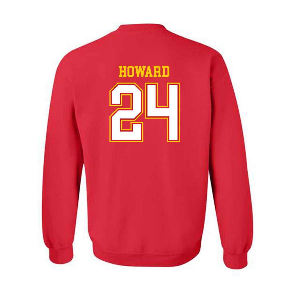 Maryland - NCAA Football : Iverson Howard - Sports Shersey Crewneck Sweatshirt-1