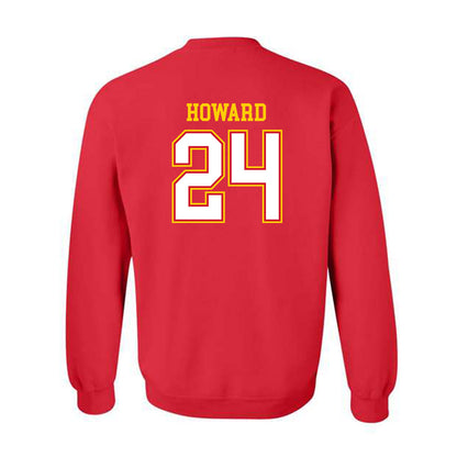 Maryland - NCAA Football : Iverson Howard - Sports Shersey Crewneck Sweatshirt-1