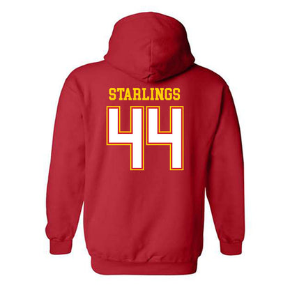 Maryland - NCAA Football : Joel Starlings - Sports Shersey Hooded Sweatshirt-1