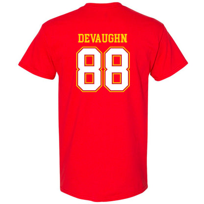 Maryland - NCAA Football : Justin DeVaughn - Sports Shersey T-Shirt-1