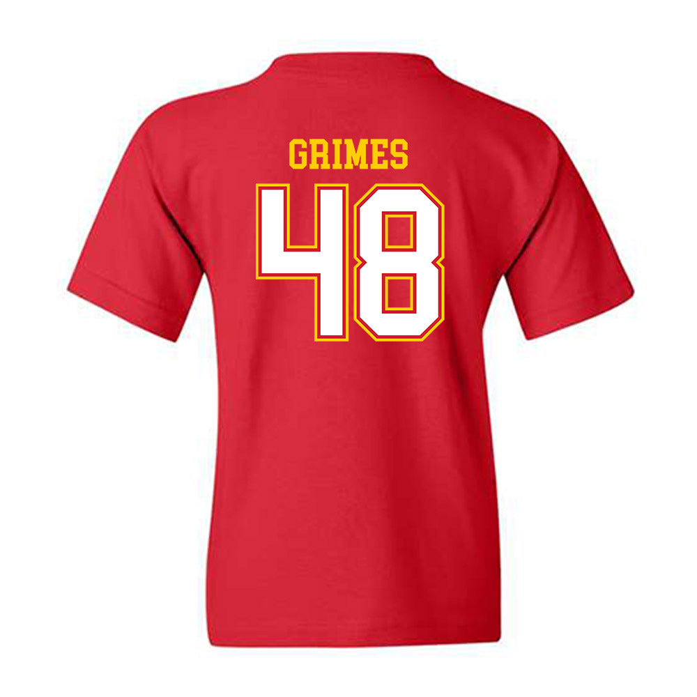 Maryland - NCAA Football : Darius Grimes - Sports Shersey Youth T-Shirt-1