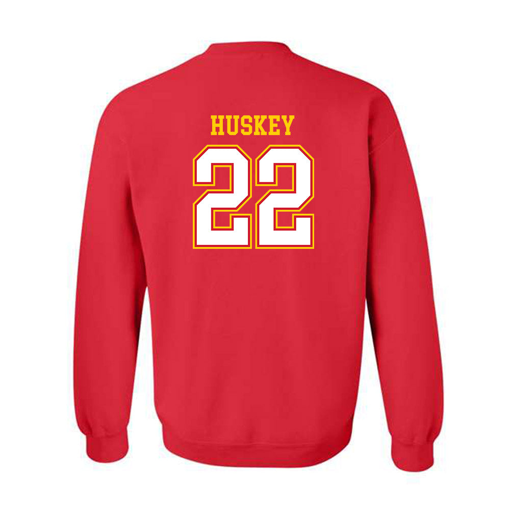 Maryland - NCAA Football : Jalen Huskey - Sports Shersey Crewneck Sweatshirt-1