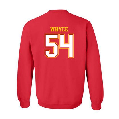 Maryland - NCAA Football : JaMarcus Whyce - Sports Shersey Crewneck Sweatshirt-1