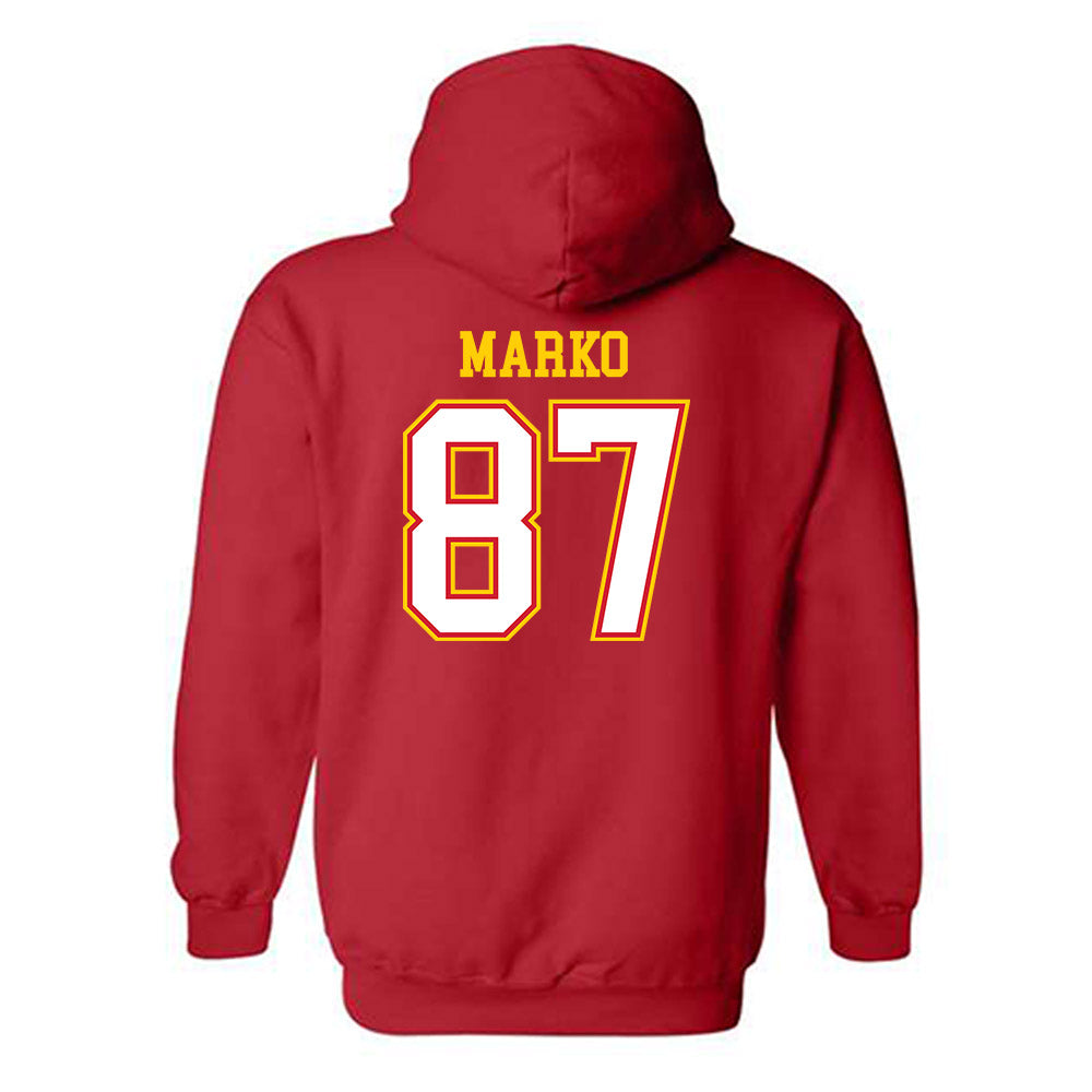 Maryland - undefined : Brayden Marko - Sports Shersey Hooded Sweatshirt-1