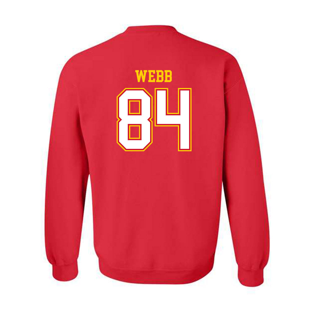 Maryland - NCAA Football : Kaleb Webb - Sports Shersey Crewneck Sweatshirt-1