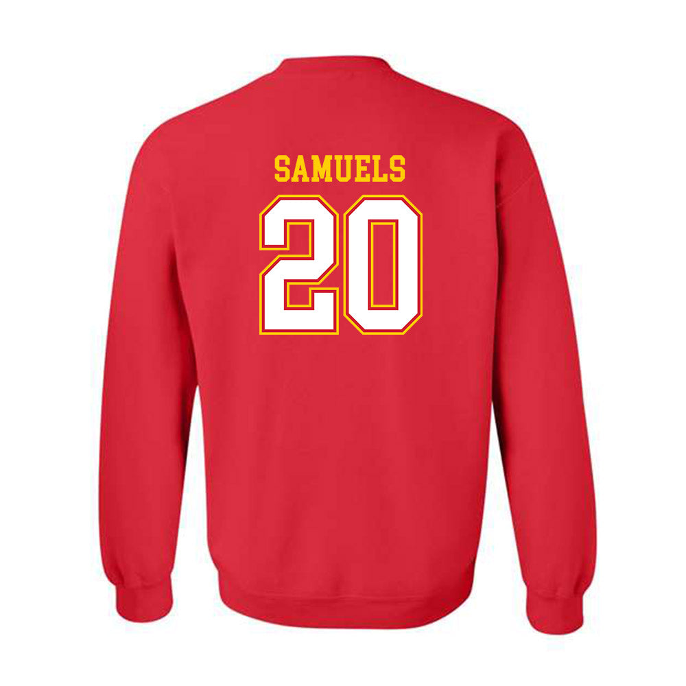 Maryland - NCAA Football : DJ Samuels - Sports Shersey Crewneck Sweatshirt-1