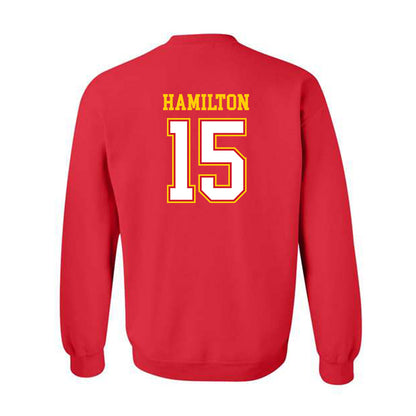 Maryland - NCAA Football : Jackson Hamilton - Sports Shersey Crewneck Sweatshirt-1