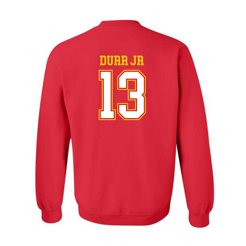 Maryland - NCAA Football : Chris Durr jr - Sports Shersey Crewneck Sweatshirt-1
