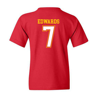 Maryland - NCAA Football : Gavin Edwards - Sports Shersey Youth T-Shirt-1