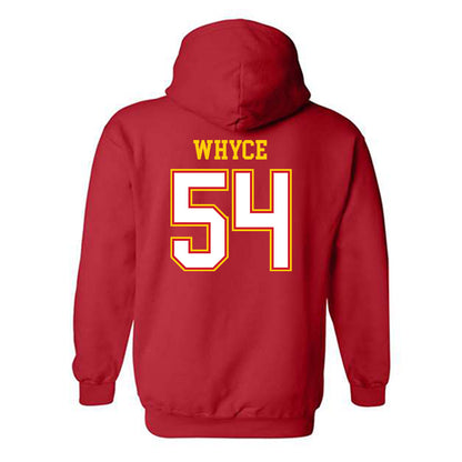 Maryland - NCAA Football : JaMarcus Whyce - Sports Shersey Hooded Sweatshirt-1