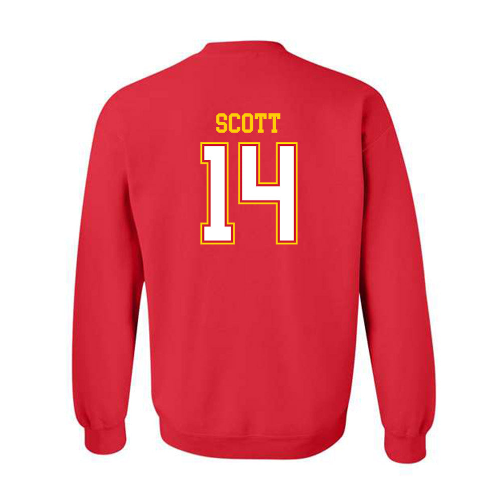 Maryland - undefined : Jordan Scott - Sports Shersey Crewneck Sweatshirt-1