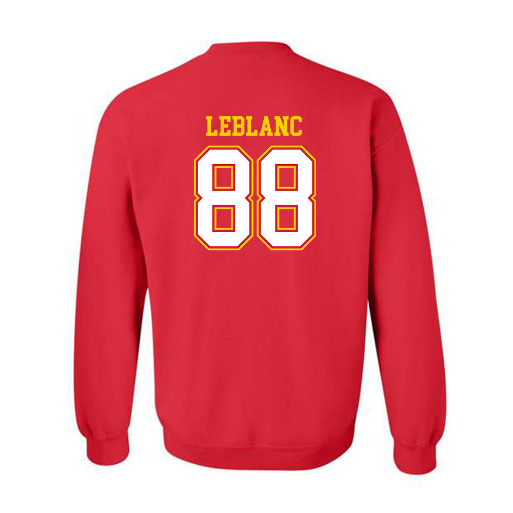 Maryland - undefined : Derrick LeBlanc - Sports Shersey Crewneck Sweatshirt-1