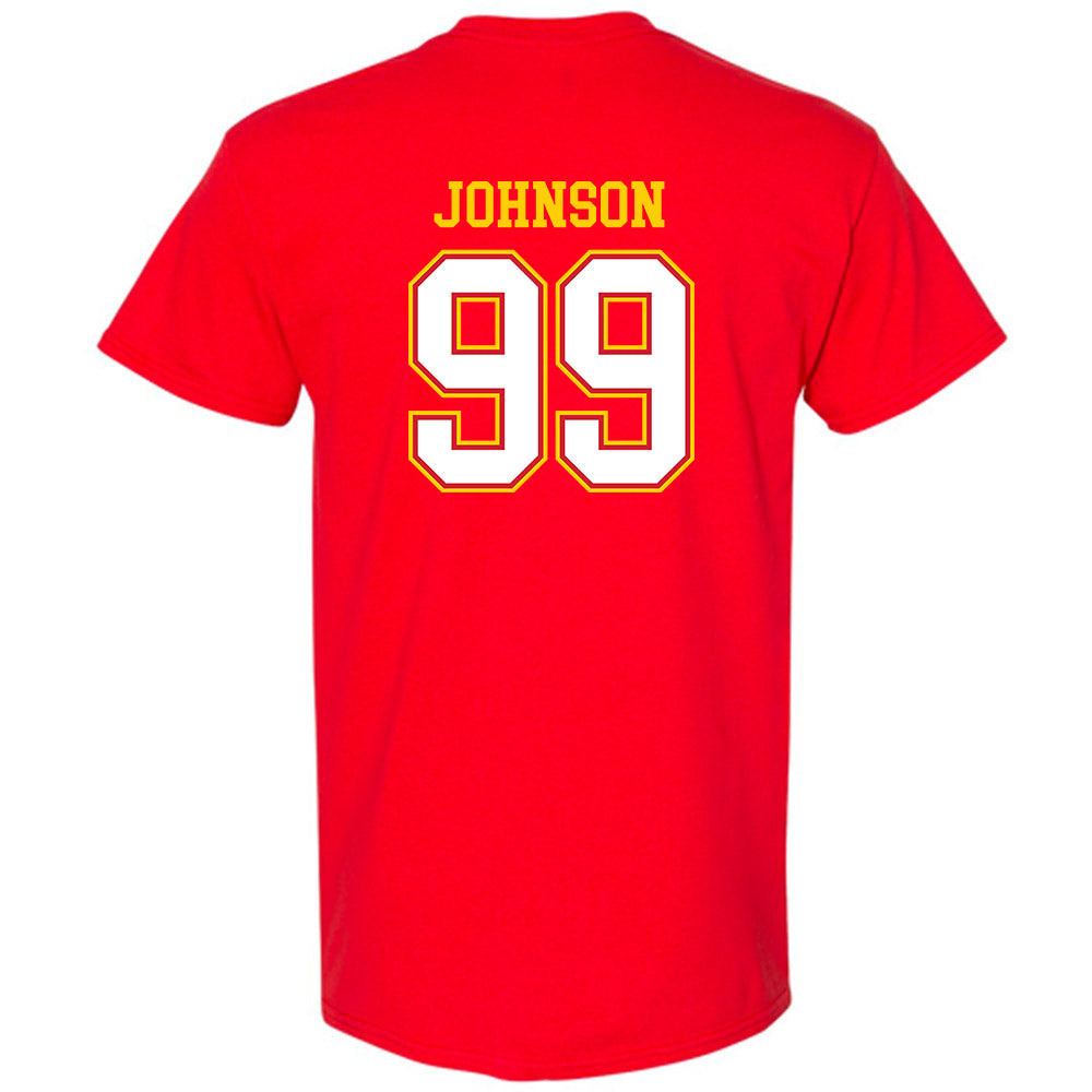 Maryland - NCAA Football : Lavon Johnson - Sports Shersey T-Shirt-1