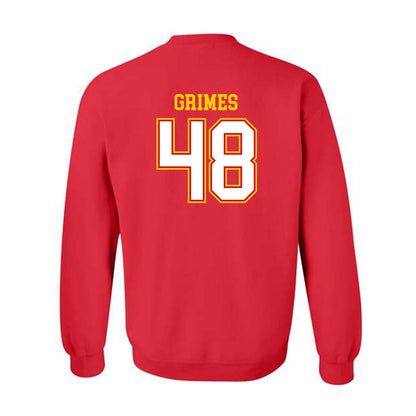 Maryland - NCAA Football : Darius Grimes - Sports Shersey Crewneck Sweatshirt-1