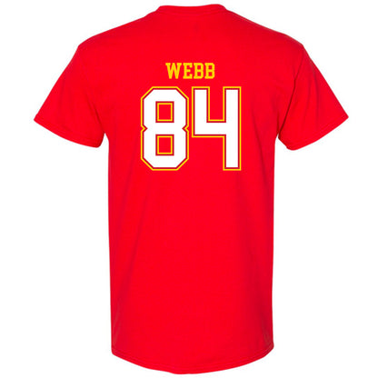 Maryland - NCAA Football : Kaleb Webb - Sports Shersey T-Shirt-1