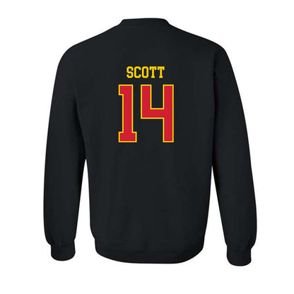 Maryland - undefined : Jordan Scott - Sports Shersey Crewneck Sweatshirt-1