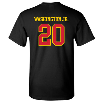 Maryland - NCAA Football : Ontario Washington Jr. - Sports Shersey T-Shirt-1