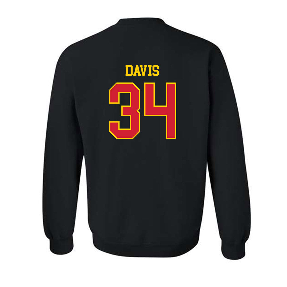 Maryland - undefined : Jianni Davis - Sports Shersey Crewneck Sweatshirt-1