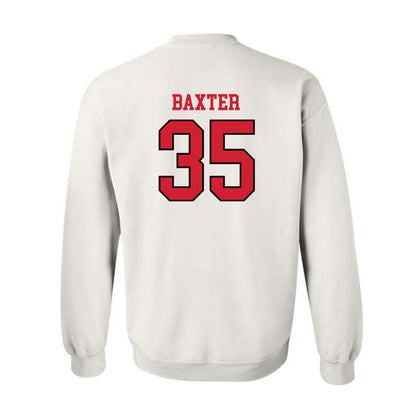 Maryland - Men's Basketball Alumni : Lonny Baxter - Sports Shersey Crewneck Sweatshirt-1